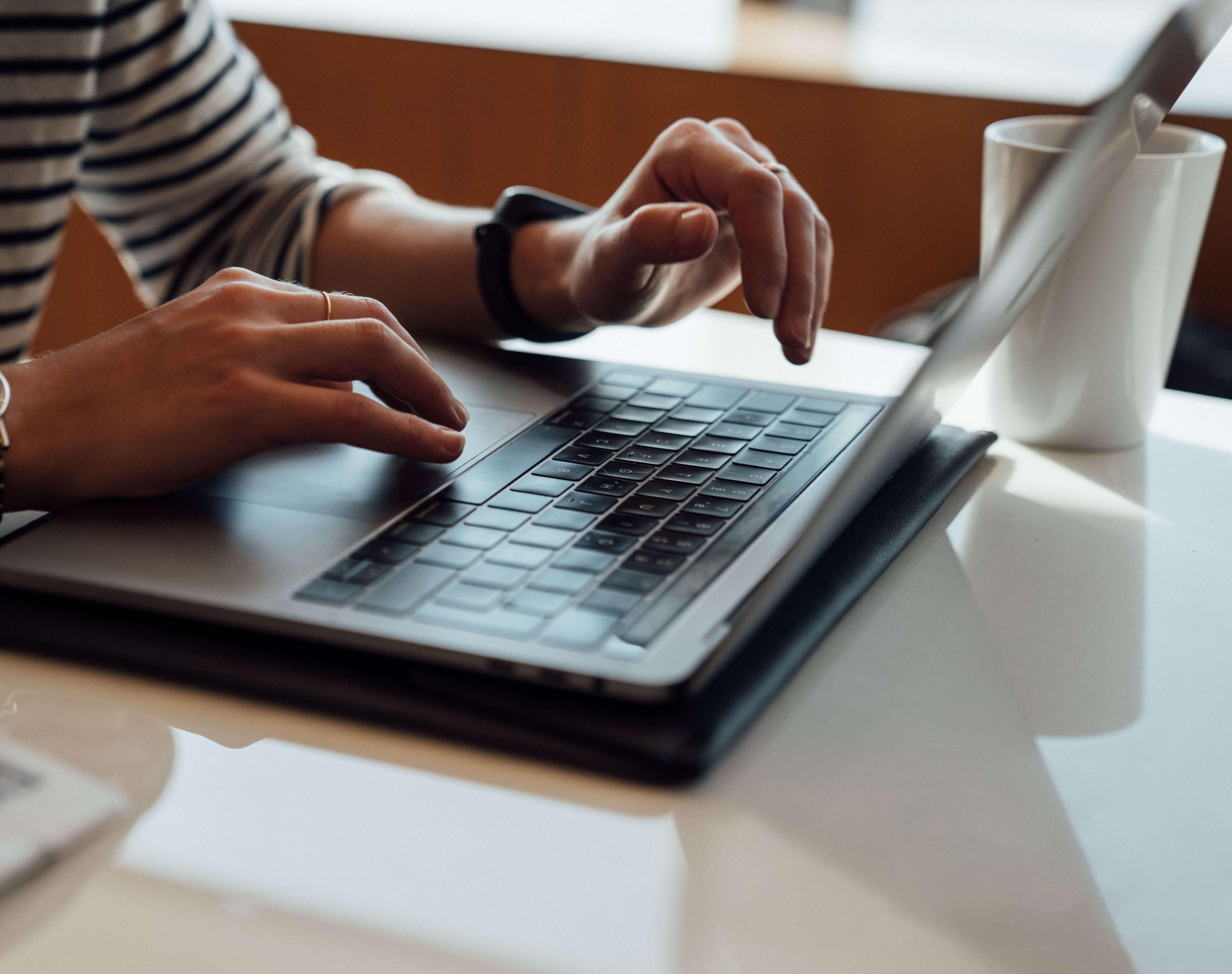 Modern restaurant service workspace